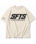 SFTS x FVTV Oversized Tee | Bone/Black
