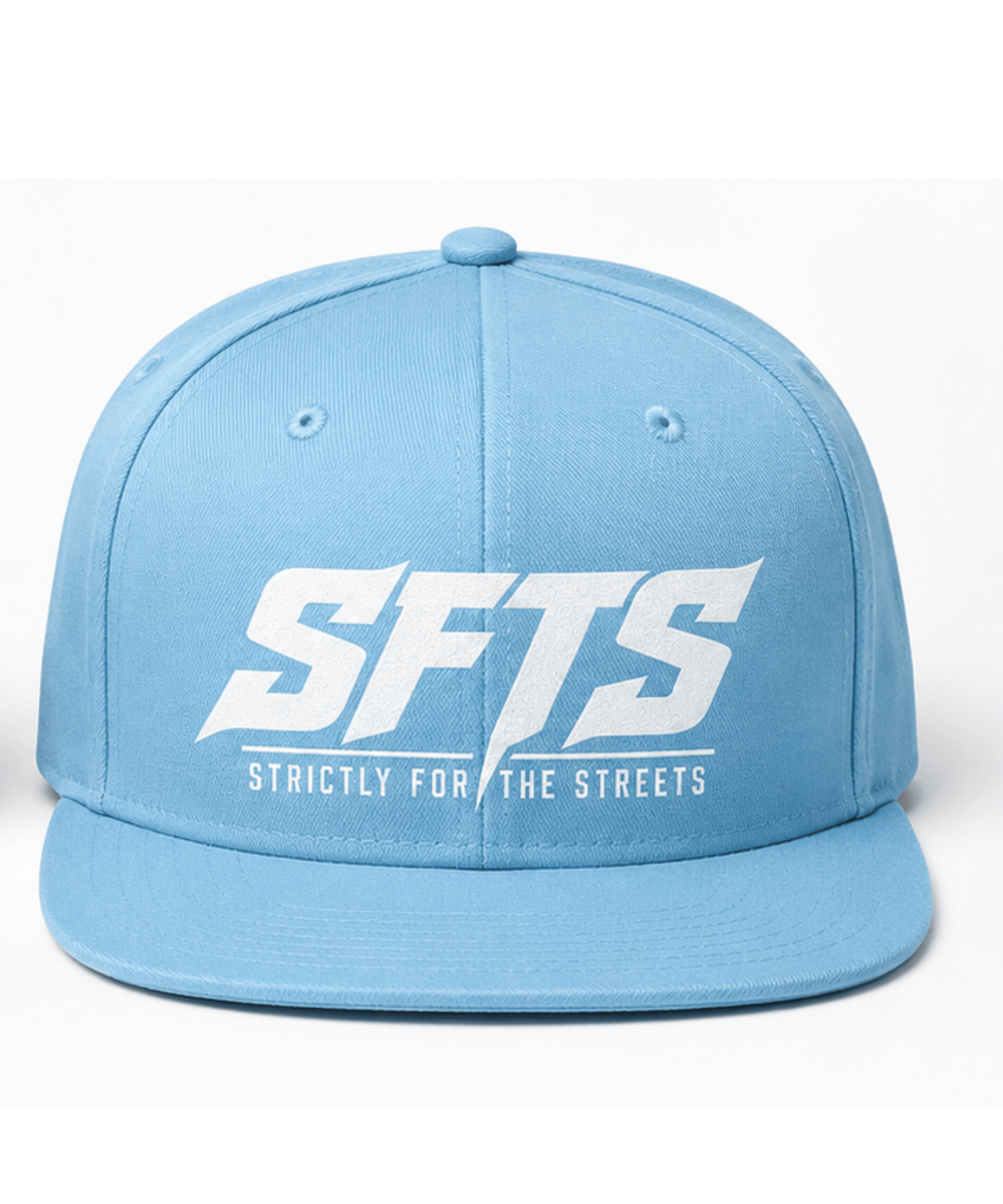 SFTS x FVTV Snapback | Sky Blue/White